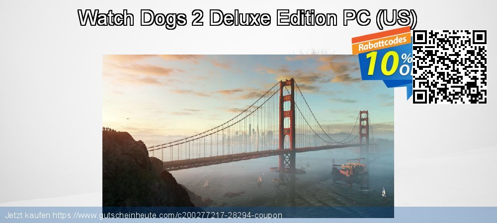 Watch Dogs 2 Deluxe Edition PC - US  umwerfende Nachlass Bildschirmfoto