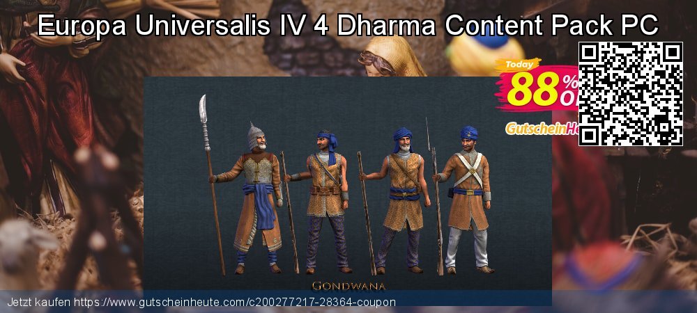Europa Universalis IV 4 Dharma Content Pack PC uneingeschränkt Ermäßigung Bildschirmfoto