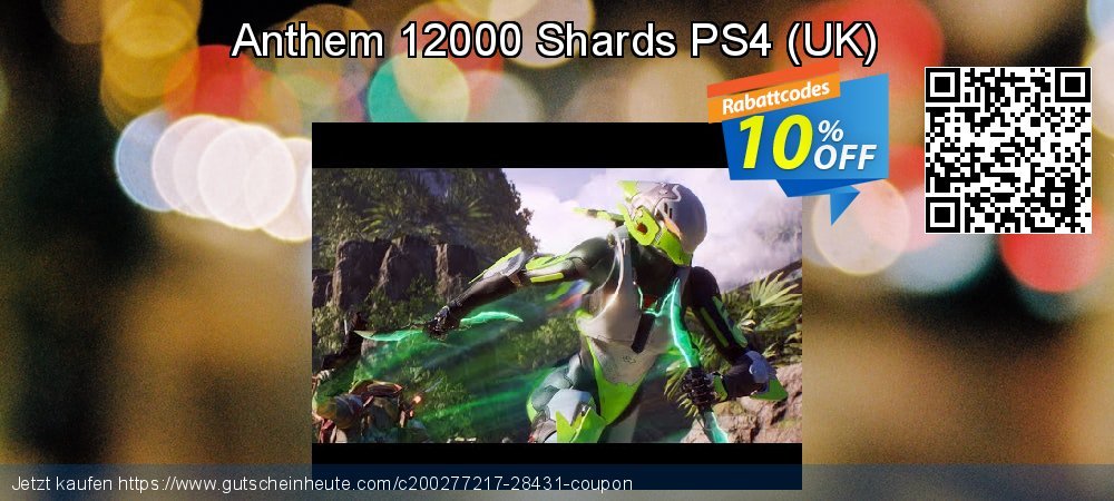 Anthem 12000 Shards PS4 - UK  erstaunlich Diskont Bildschirmfoto