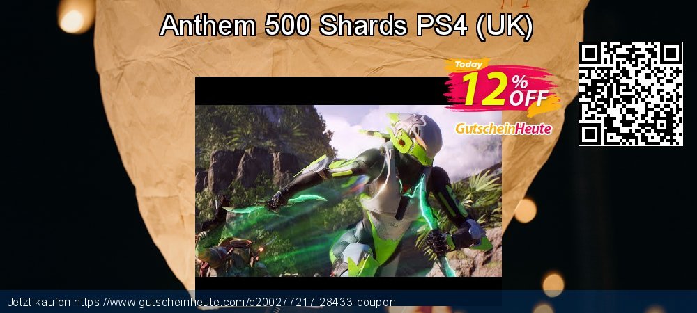 Anthem 500 Shards PS4 - UK  fantastisch Disagio Bildschirmfoto