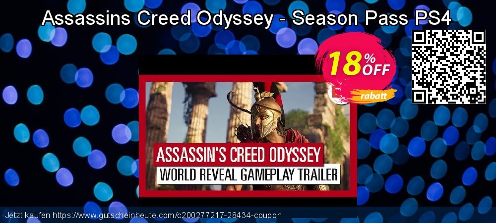 Assassins Creed Odyssey - Season Pass PS4 großartig Verkaufsförderung Bildschirmfoto