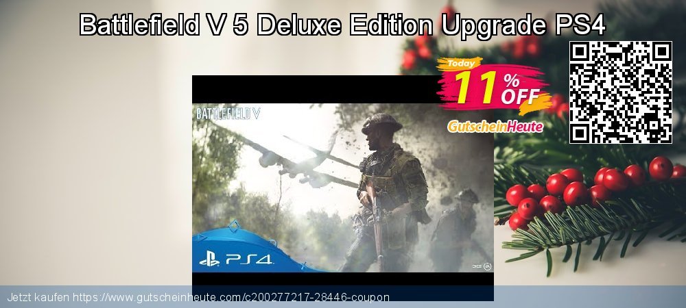 Battlefield V 5 Deluxe Edition Upgrade PS4 beeindruckend Promotionsangebot Bildschirmfoto
