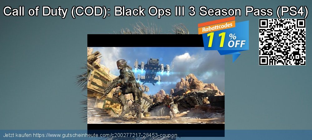 Call of Duty - COD : Black Ops III 3 Season Pass - PS4  genial Außendienst-Promotions Bildschirmfoto