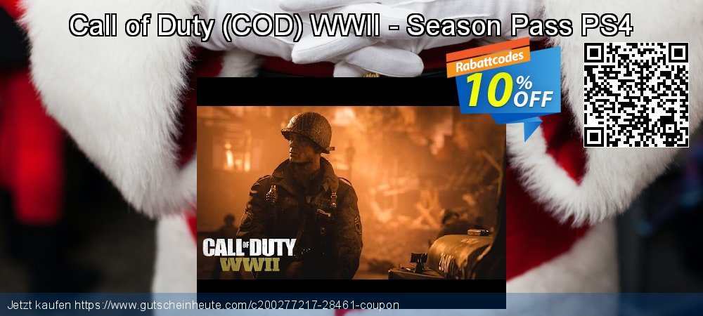 Call of Duty - COD WWII - Season Pass PS4 Sonderangebote Preisnachlässe Bildschirmfoto