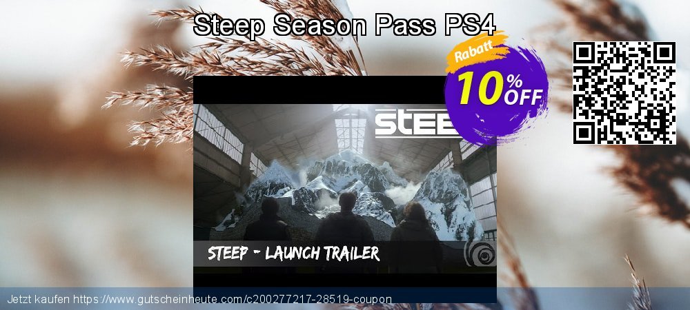 Steep Season Pass PS4 uneingeschränkt Verkaufsförderung Bildschirmfoto
