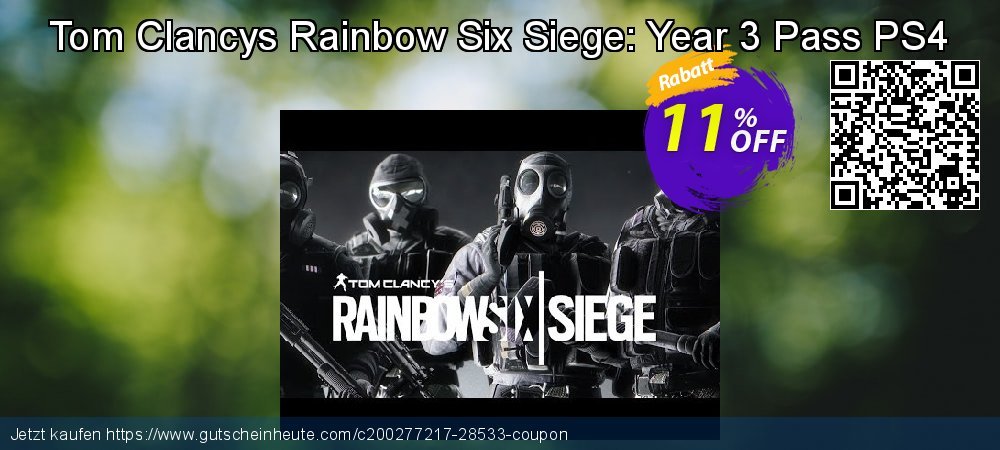 Tom Clancys Rainbow Six Siege: Year 3 Pass PS4 wundervoll Diskont Bildschirmfoto