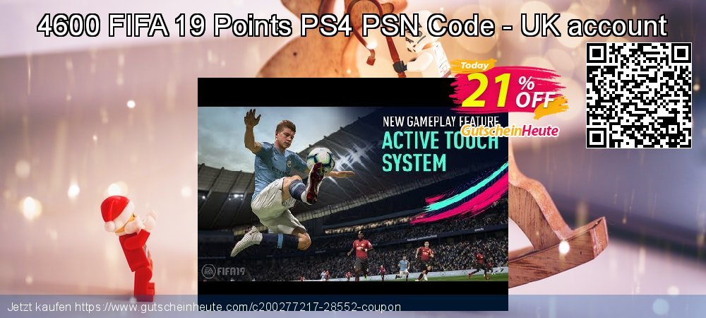 4600 FIFA 19 Points PS4 PSN Code - UK account ausschließenden Disagio Bildschirmfoto