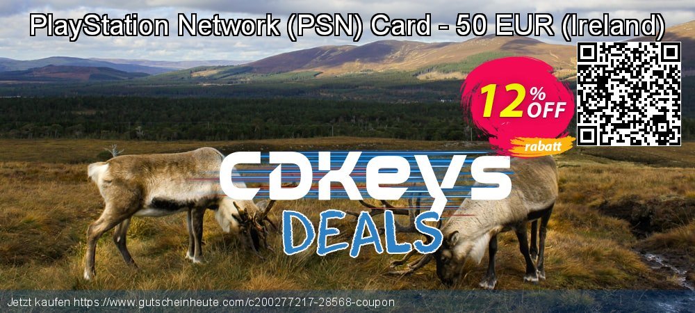 PlayStation Network - PSN Card - 50 EUR - Ireland  toll Ermäßigung Bildschirmfoto