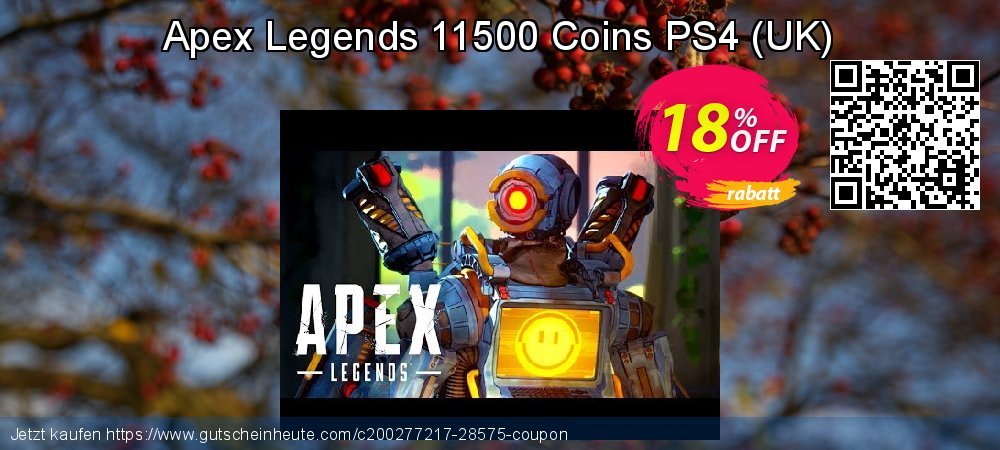 Apex Legends 11500 Coins PS4 - UK  geniale Förderung Bildschirmfoto