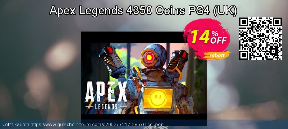Apex Legends 4350 Coins PS4 - UK  aufregende Beförderung Bildschirmfoto