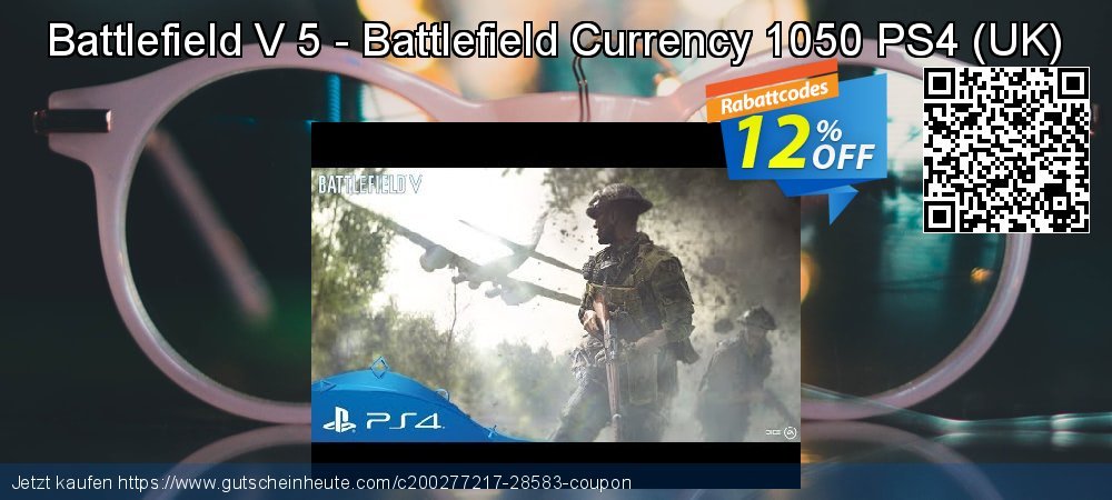 Battlefield V 5 - Battlefield Currency 1050 PS4 - UK  ausschließenden Nachlass Bildschirmfoto