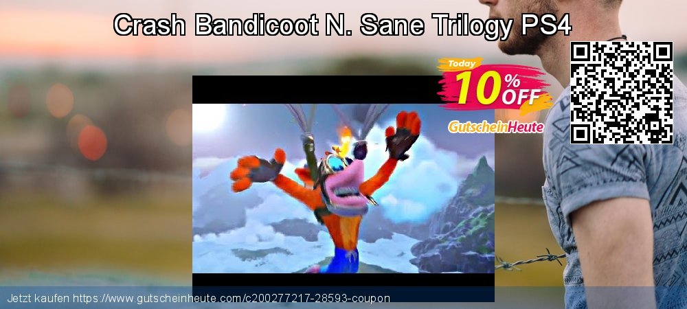 Crash Bandicoot N. Sane Trilogy PS4 wunderschön Beförderung Bildschirmfoto