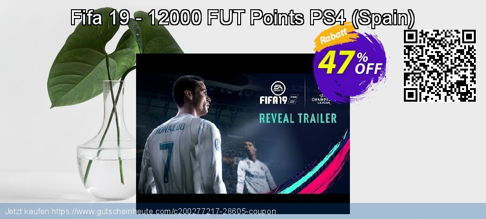 Fifa 19 - 12000 FUT Points PS4 - Spain  umwerfenden Ausverkauf Bildschirmfoto