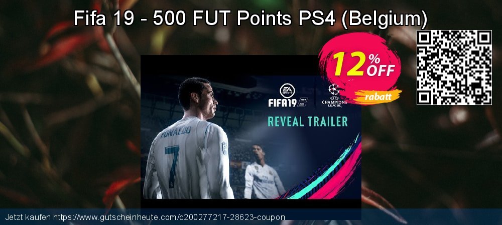 Fifa 19 - 500 FUT Points PS4 - Belgium  super Außendienst-Promotions Bildschirmfoto