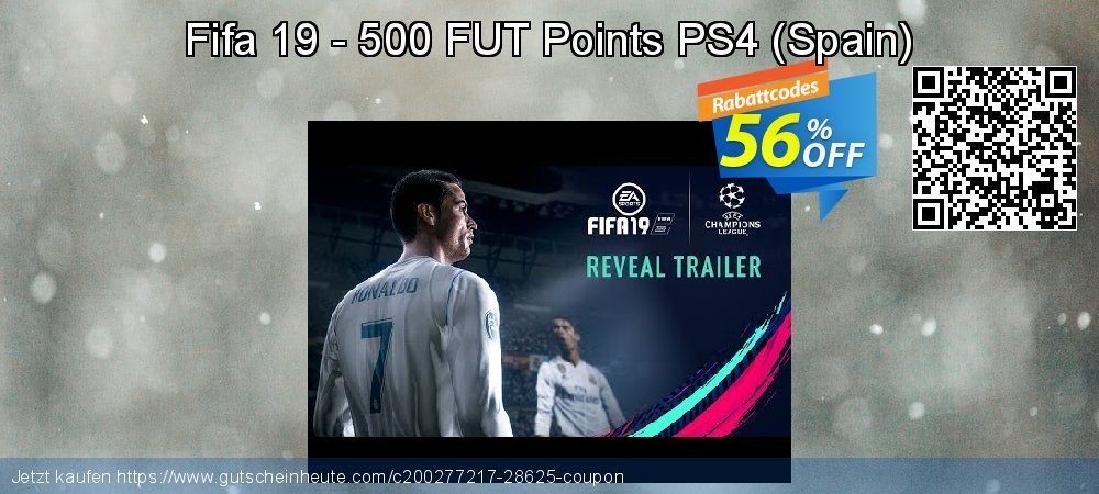 Fifa 19 - 500 FUT Points PS4 - Spain  verblüffend Preisnachlass Bildschirmfoto
