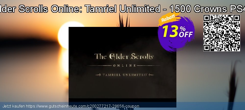 The Elder Scrolls Online: Tamriel Unlimited - 1500 Crowns PS4 - UK  verblüffend Ausverkauf Bildschirmfoto