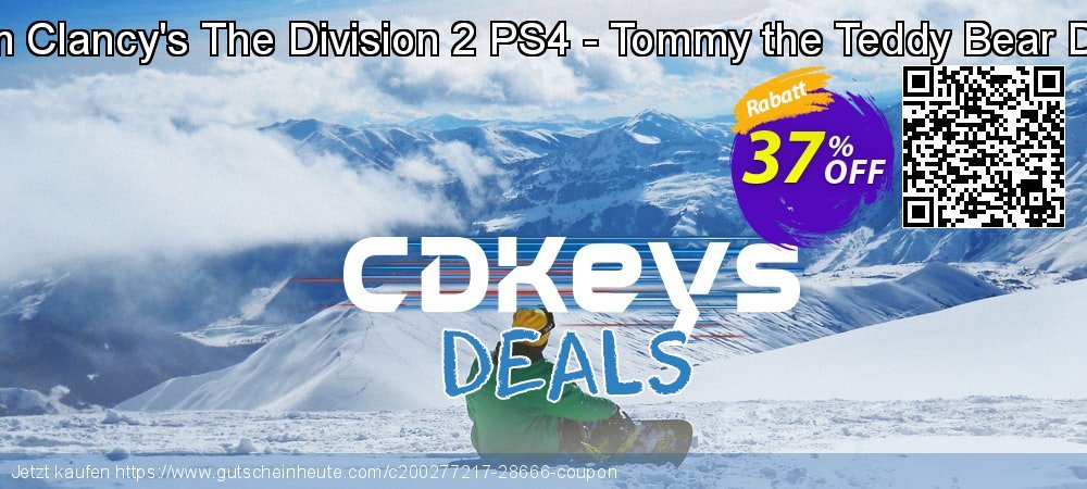 Tom Clancy's The Division 2 PS4 - Tommy the Teddy Bear DLC umwerfende Angebote Bildschirmfoto