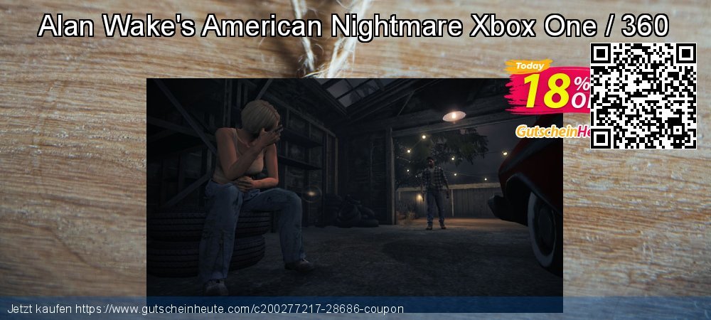 Alan Wake's American Nightmare Xbox One / 360 wunderschön Diskont Bildschirmfoto