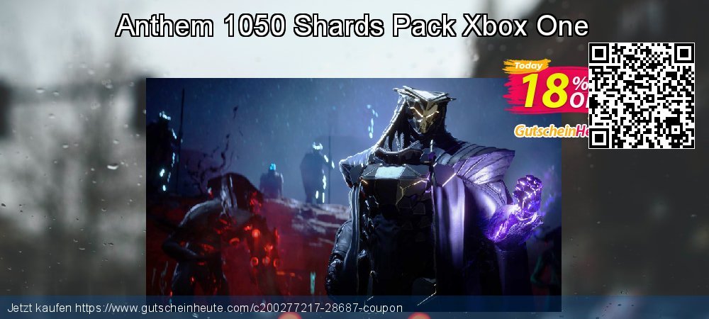 Anthem 1050 Shards Pack Xbox One verblüffend Ermäßigung Bildschirmfoto