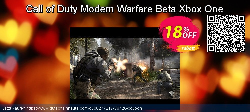 Call of Duty Modern Warfare Beta Xbox One faszinierende Preisreduzierung Bildschirmfoto