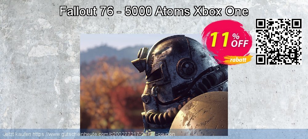 Fallout 76 - 5000 Atoms Xbox One Sonderangebote Diskont Bildschirmfoto