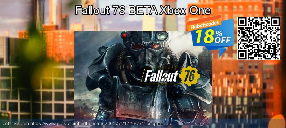 Fallout 76 BETA Xbox One erstaunlich Ermäßigung Bildschirmfoto