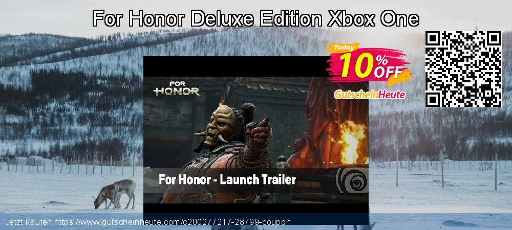 For Honor Deluxe Edition Xbox One ausschließlich Rabatt Bildschirmfoto