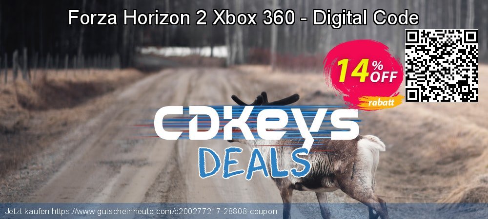 Forza Horizon 2 Xbox 360 - Digital Code atemberaubend Verkaufsförderung Bildschirmfoto