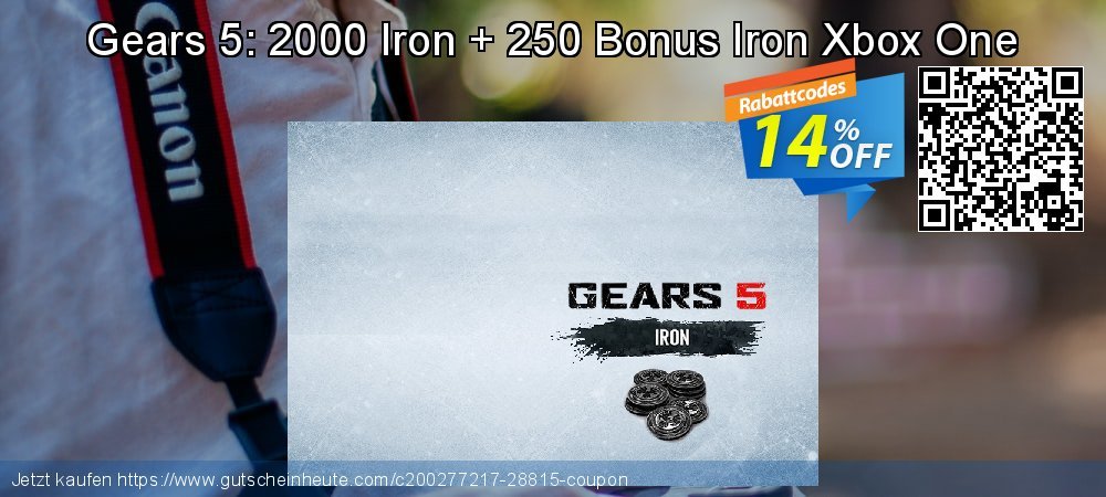 Gears 5: 2000 Iron + 250 Bonus Iron Xbox One verwunderlich Sale Aktionen Bildschirmfoto