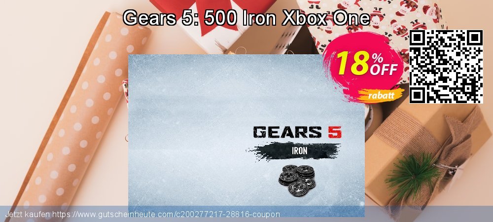 Gears 5: 500 Iron Xbox One toll Rabatt Bildschirmfoto