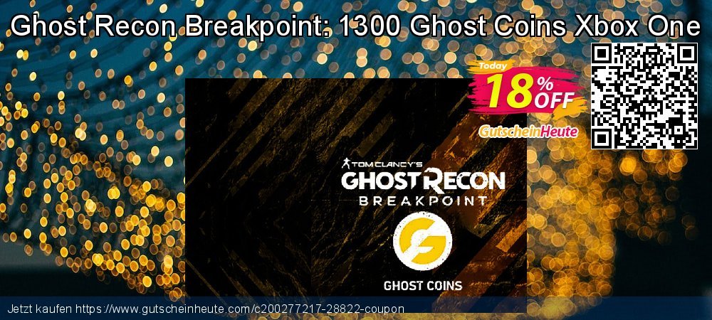 Ghost Recon Breakpoint: 1300 Ghost Coins Xbox One umwerfenden Diskont Bildschirmfoto