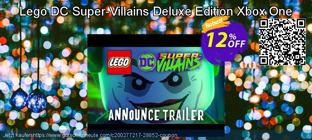 Lego DC Super-Villains Deluxe Edition Xbox One umwerfende Preisnachlässe Bildschirmfoto