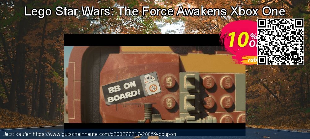 Lego Star Wars: The Force Awakens Xbox One exklusiv Verkaufsförderung Bildschirmfoto