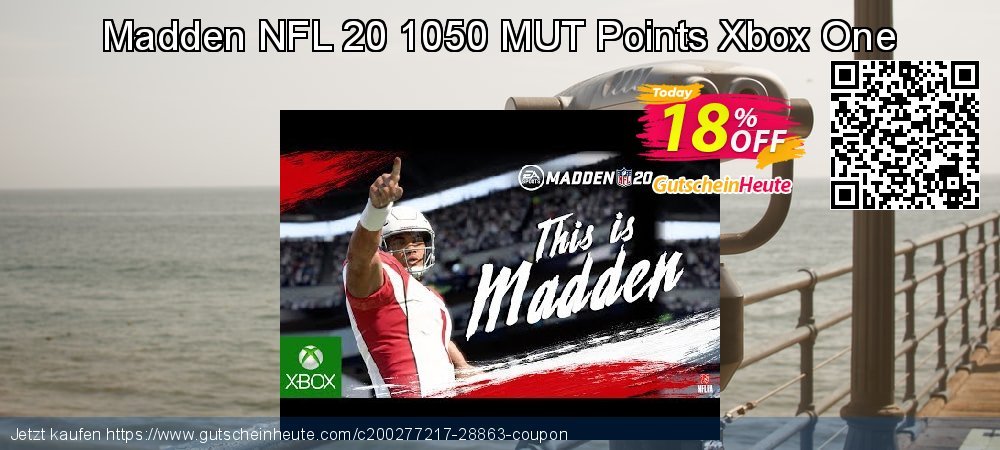 Madden NFL 20 1050 MUT Points Xbox One besten Preisnachlass Bildschirmfoto