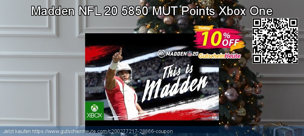 Madden NFL 20 5850 MUT Points Xbox One unglaublich Sale Aktionen Bildschirmfoto