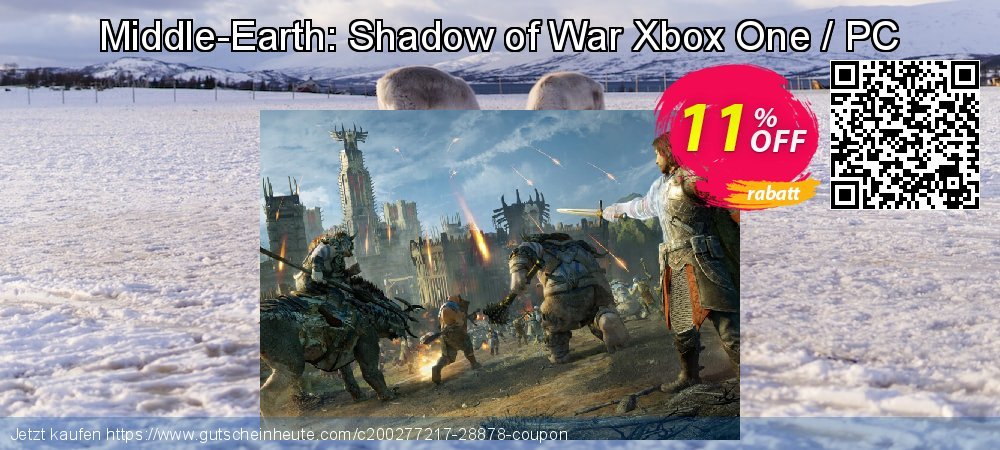 Middle-Earth: Shadow of War Xbox One / PC toll Außendienst-Promotions Bildschirmfoto