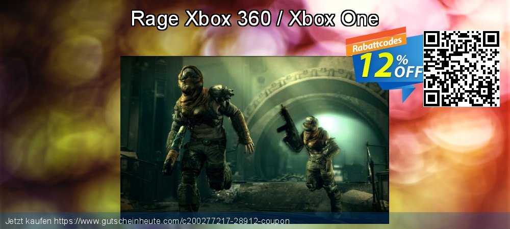 Rage Xbox 360 / Xbox One faszinierende Außendienst-Promotions Bildschirmfoto