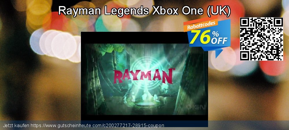 Rayman Legends Xbox One - UK  umwerfenden Förderung Bildschirmfoto