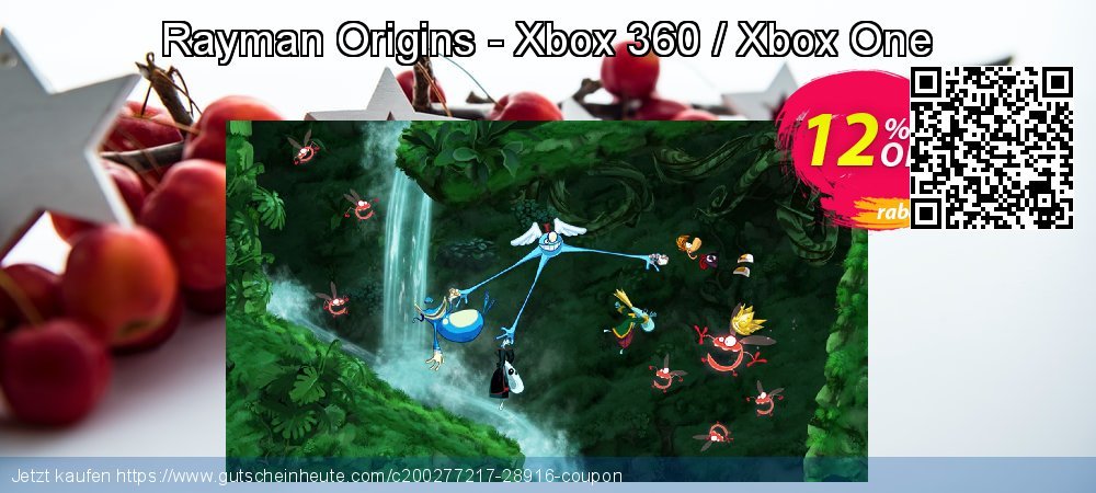Rayman Origins - Xbox 360 / Xbox One geniale Beförderung Bildschirmfoto