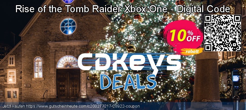 Rise of the Tomb Raider Xbox One - Digital Code uneingeschränkt Promotionsangebot Bildschirmfoto