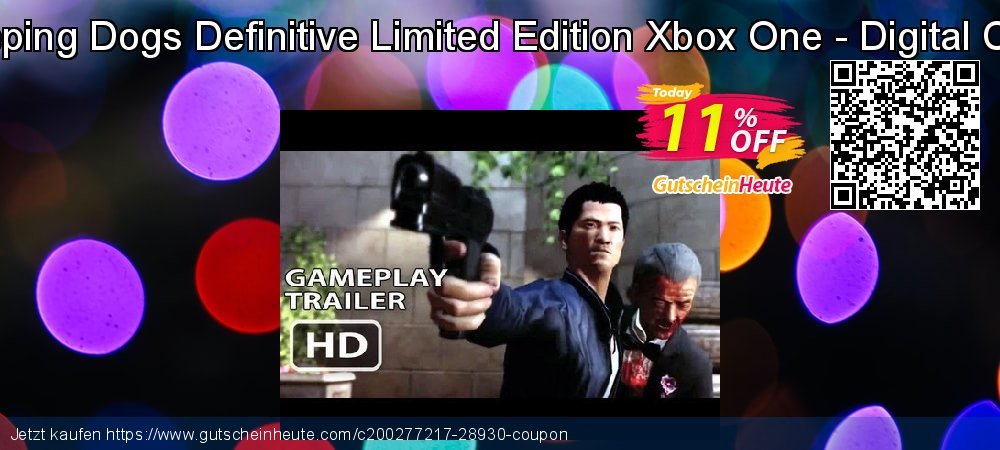 Sleeping Dogs Definitive Limited Edition Xbox One - Digital Code großartig Preisreduzierung Bildschirmfoto