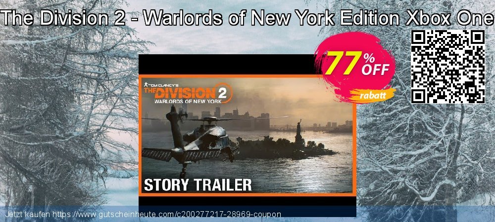 The Division 2 - Warlords of New York Edition Xbox One formidable Rabatt Bildschirmfoto