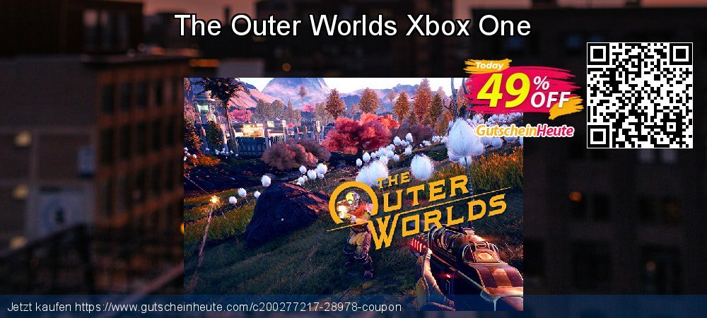 The Outer Worlds Xbox One geniale Verkaufsförderung Bildschirmfoto