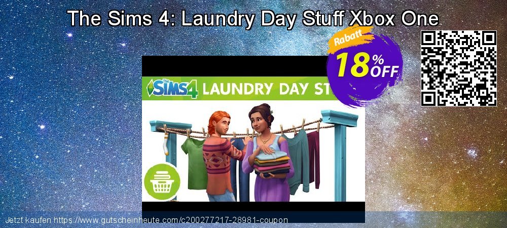 The Sims 4: Laundry Day Stuff Xbox One spitze Preisreduzierung Bildschirmfoto