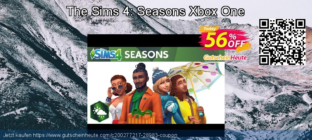 The Sims 4: Seasons Xbox One exklusiv Förderung Bildschirmfoto