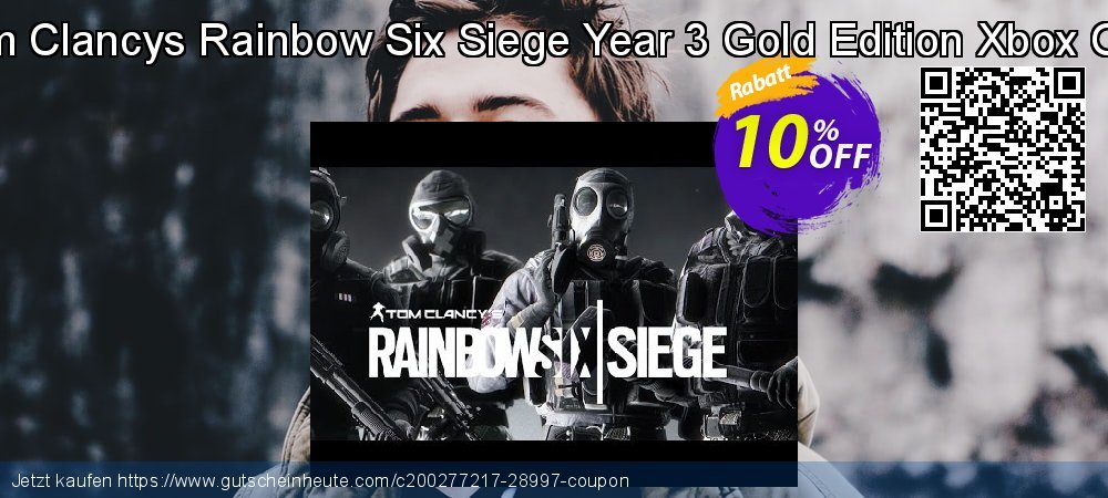 Tom Clancys Rainbow Six Siege Year 3 Gold Edition Xbox One verblüffend Außendienst-Promotions Bildschirmfoto