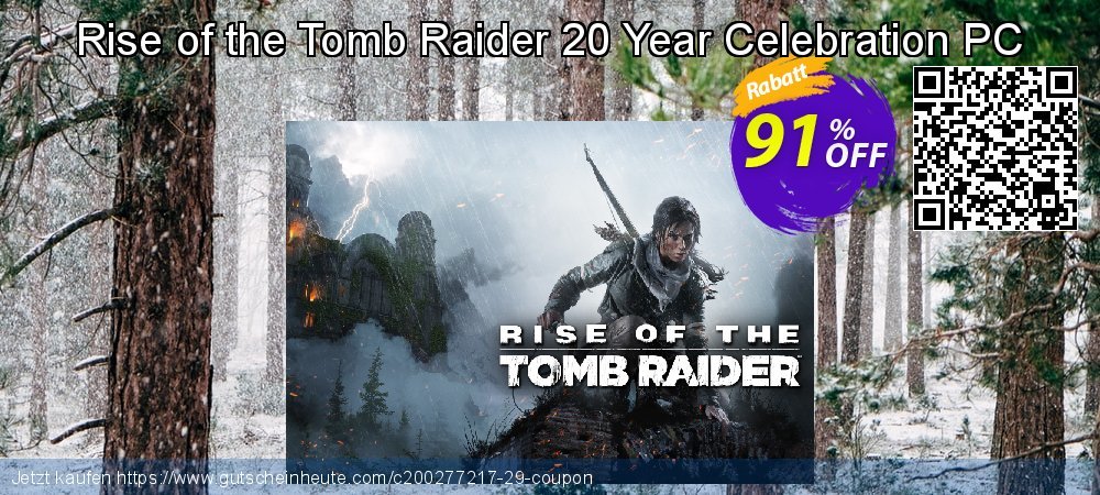 Rise of the Tomb Raider 20 Year Celebration PC uneingeschränkt Verkaufsförderung Bildschirmfoto
