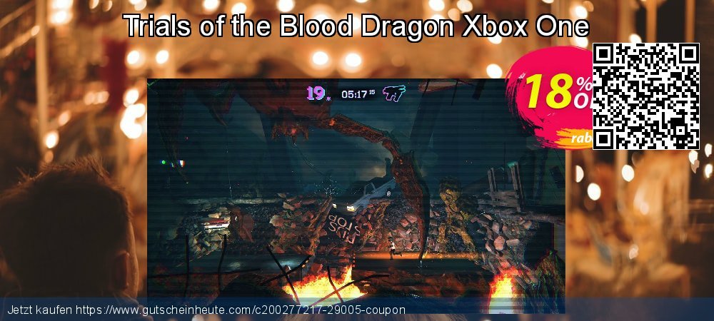 Trials of the Blood Dragon Xbox One faszinierende Preisnachlässe Bildschirmfoto
