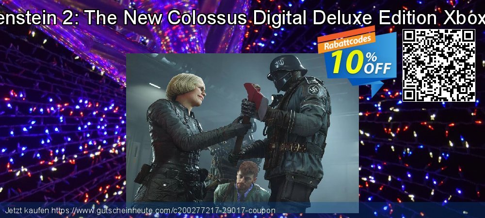 Wolfenstein 2: The New Colossus Digital Deluxe Edition Xbox One ausschließenden Förderung Bildschirmfoto