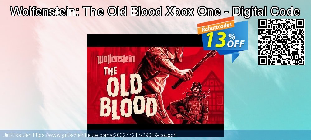 Wolfenstein: The Old Blood Xbox One - Digital Code Sonderangebote Sale Aktionen Bildschirmfoto